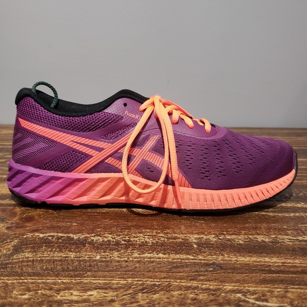 Asics fuseX Lyte Purple Running Shoes Womens 10 Athletic Sneakers T670N